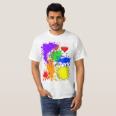 Verf Splatter T-shirt (Voorkant volledig)