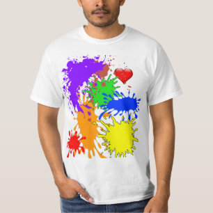 Verf Splatter T-shirt