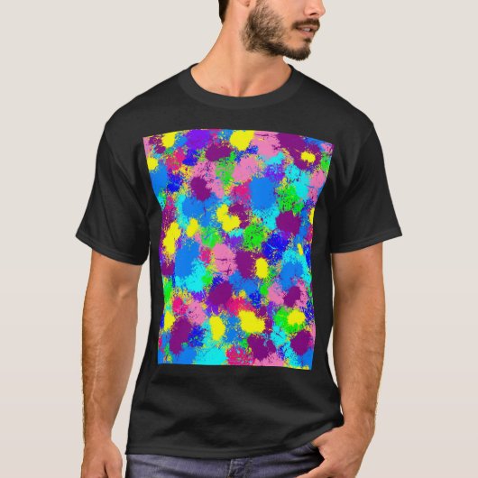 Verf Splatter T-shirt (Voorkant)