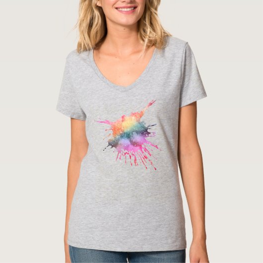 Verf Splatter T-shirt (Voorkant)