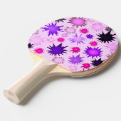 Verf Splatter Tafeltennisbatje (Voorkant Gekanteld)