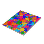 Verf Splatter Tegeltje (Zijkant)