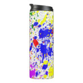 Verf Splatter Thermosbeker (Geroteerd rechts)