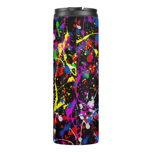 Verf Splatter Thermosbeker (Achterkant)