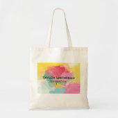 Verf Splatter Tote Bag (Voorkant)