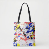 Verf Splatter Tote Bag (Voorkant)