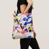 Verf Splatter Tote Bag (Dichtbij)