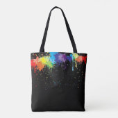 Verf Splatter Tote Bag (Achterkant)