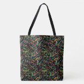 Verf Splatter Tote Bag (Voorkant)