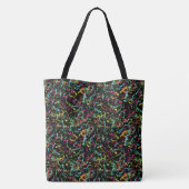Verf Splatter Tote Bag (Achterkant)