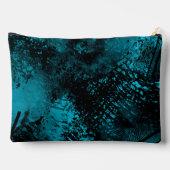 Verf Splatter Uitkomen Effect Blauw & Zwart Etui (Achterkant)