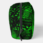 Verf Splatter Uitkomen Effect Groen & Zwart Toilettasje (Rechts)