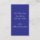 Verf Splatter Visitekaartje (Achterkant)