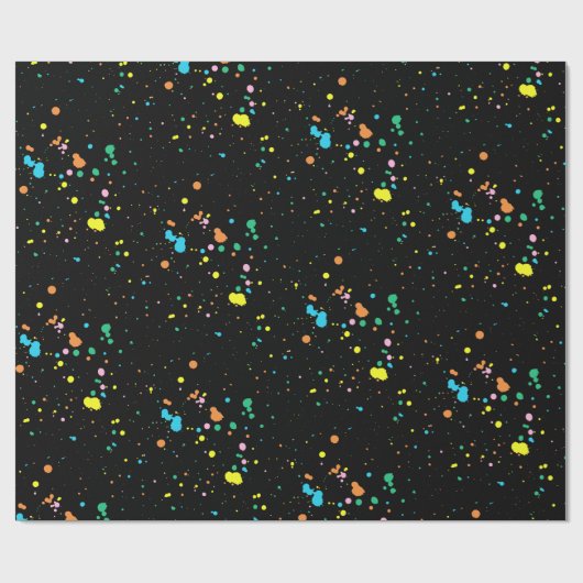 Verf Spletters Abstract Cadeaupapier (Vlak)