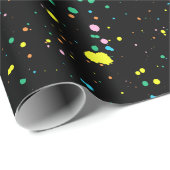 Verf Spletters Abstract Cadeaupapier (Rol Hoek)