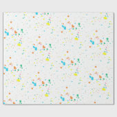 Verf Spletters Abstract Cadeaupapier (Vlak)