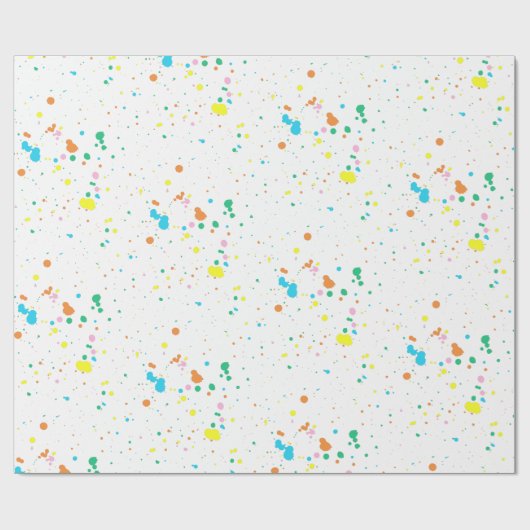 Verf Spletters Abstract Cadeaupapier (Vlak)