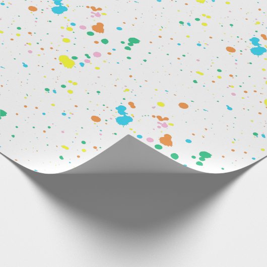 Verf Spletters Abstract Cadeaupapier (Hoek)