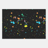 Verf Spletters Abstract Inpakpapier Vel (Voorkant)