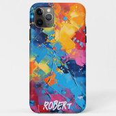 Verf Spletters Abstracte Kunst Case-Mate iPhone Case (Achterkant)