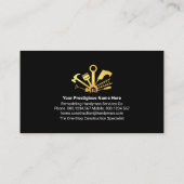 Verf Spletters Rooftop Building Visitekaartje (Achterkant)