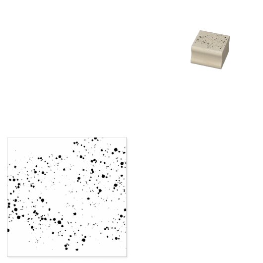 Verf Spletters Rubber Stamp Rubberstempel (Gestempeld)