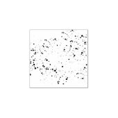 Verf Spletters Rubber Stamp Rubberstempel (Afrduk)