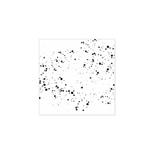 Verf Spletters Rubber Stamp Rubberstempel (Afrduk)