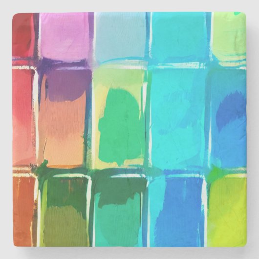 Verf Stenen Onderzetter (Voorkant)