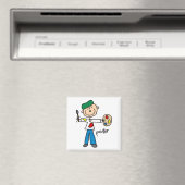 Verf Stickfiguur Magneet (Insitu (Vaatwasser))