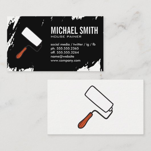 Verf Stokes Visitekaartje (Voorkant / Achterkant)