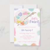 Verf Uitnodiging Voor Feestje (Voorkant)
