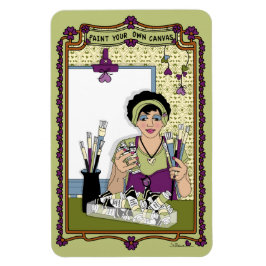 Verf uw eigen canvas_A_4x6 koelkast Magneet