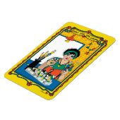 Verf uw eigen canvas_B_4x6 koelkast Magneet (Linkerzijde)