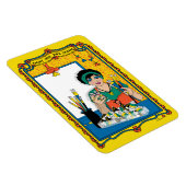 Verf uw eigen canvas_B_4x6 koelkast Magneet (Rechterzijde)