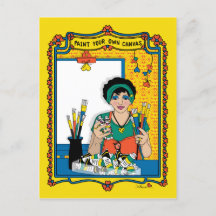 Verf Uw Eigen Canvas_B_ Briefkaart