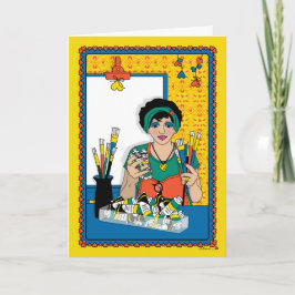 Verf Uw Eigen Canvas_B_Wenskaart Kaart