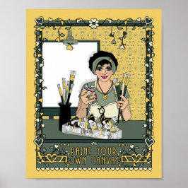 Verf Uw Eigen Canvas_C_8x10 Poster