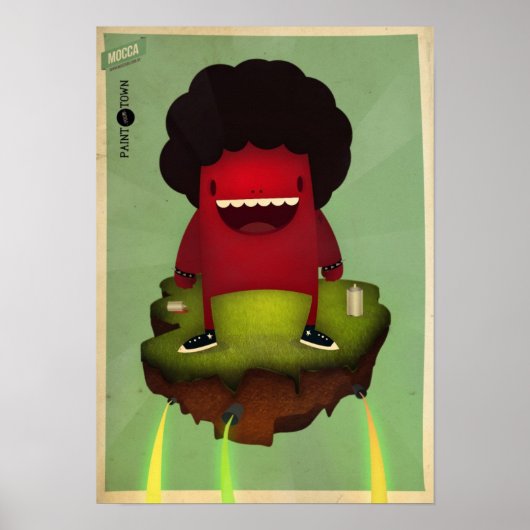 Verf uw stad poster (Voorkant)