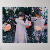 verf van de lampverlichting van de lantaarn poster (Voorkant)