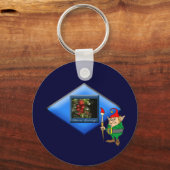 Verf van de Natuur van Elf :-) Sleutelhanger (Voorkant)