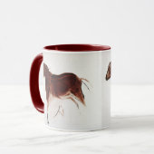  verf van de wildpaardenkast mok (Voorkant links)