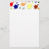 Verf van kunststof briefpapier (Voorkant)