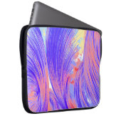 Verf & veren laptop sleeve (Voorkant Rechts)