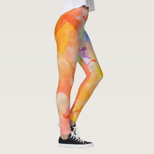 Verf Vlek Leggings (Rechts)