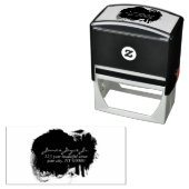 Verf Vlek Modern Stijlvol Retouradres Zelfinktende Stempel (In situ)