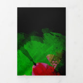 Verf voor abstracte waterverf 2 drieluik wenskaart (Cover)