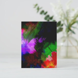 Verf voor abstracte waterverf 2 feestdagenkaart