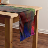 Verf voor abstracte waterverf 2 korte tafelloper (Voorbeeld)