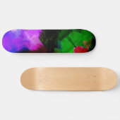 Verf voor abstracte waterverf 2 persoonlijk skateboard (Horizontaal)